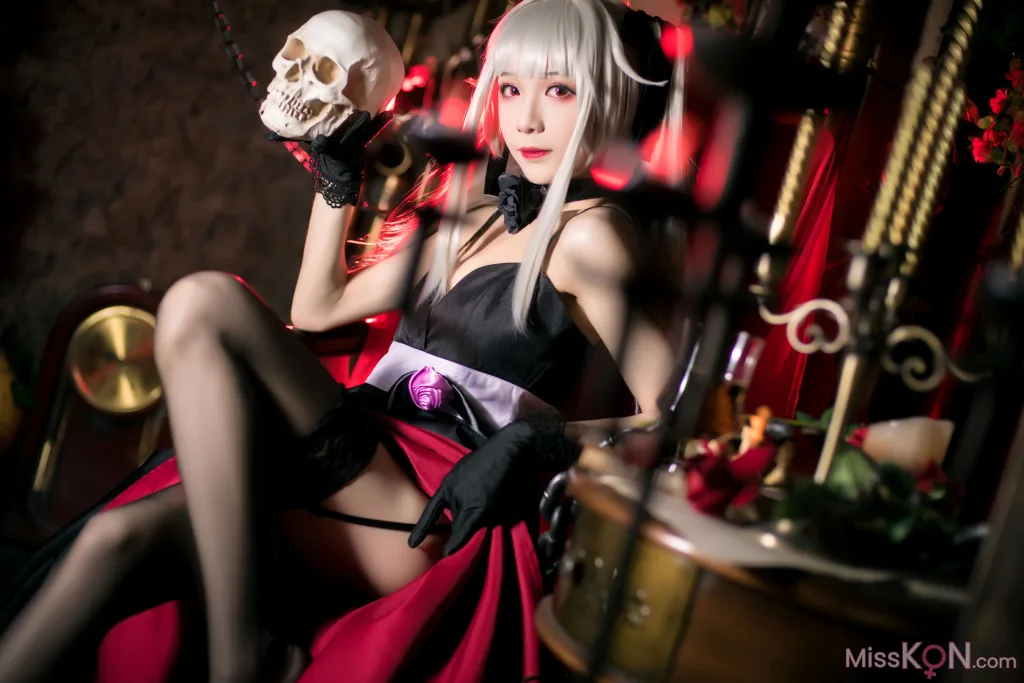 Coser@Tomoyo酱: 雾枝礼服&amp;水着 (30 ảnh)