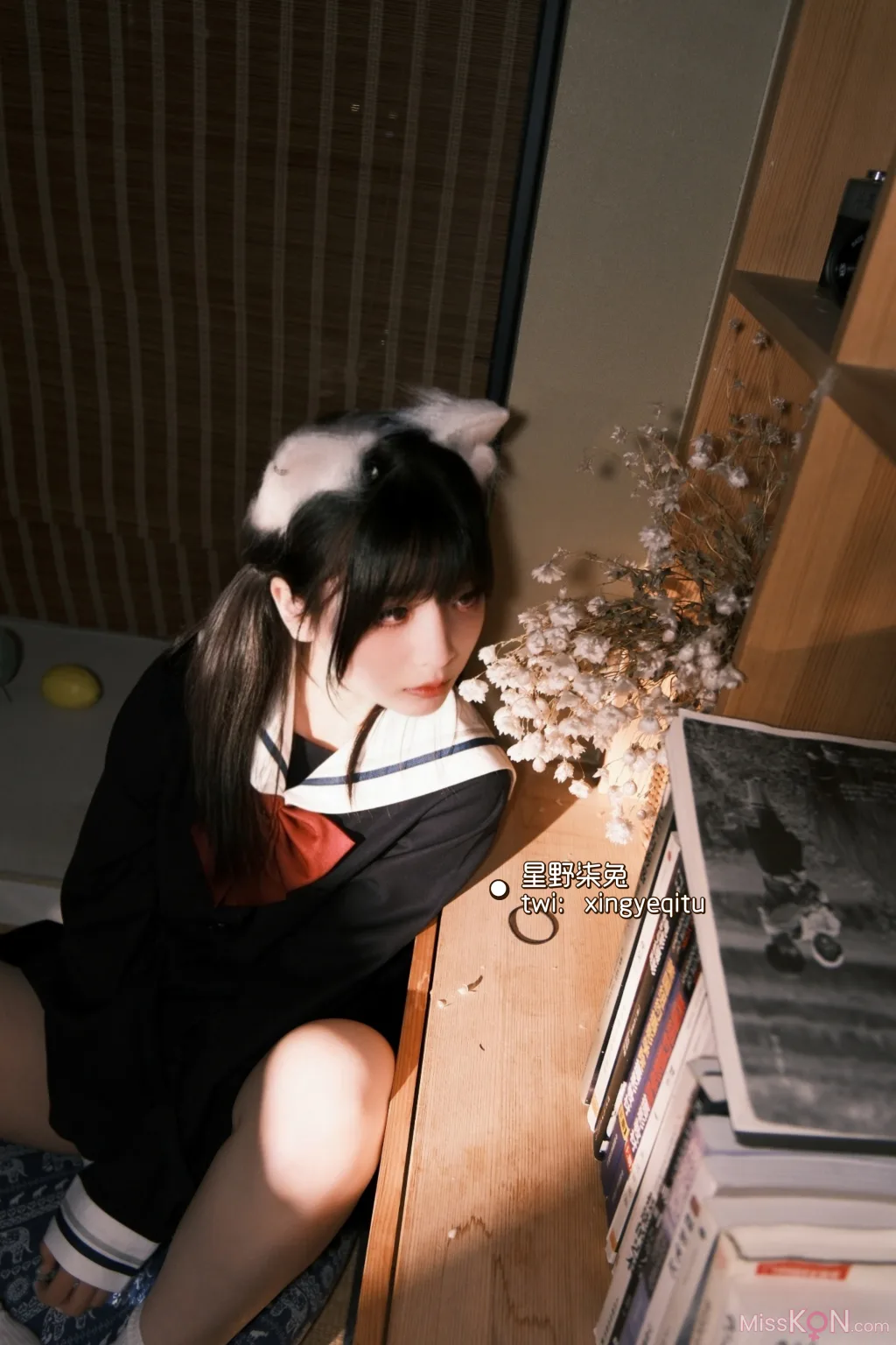 Coser@星野柒兔: 放课后的吔鱼少女 (59 ảnh )