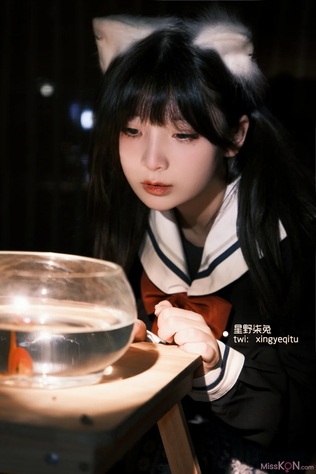 Coser@星野柒兔: 放课后的吔鱼少女 (59 ảnh )