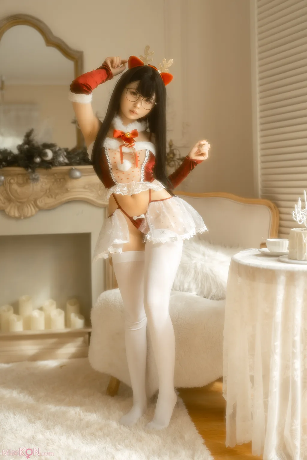 Coser@幼水铃衣: 圣诞小鹿 (80 photos)