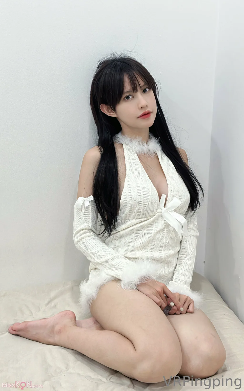 Coser@PingPing: Fluffy White (17 photos)