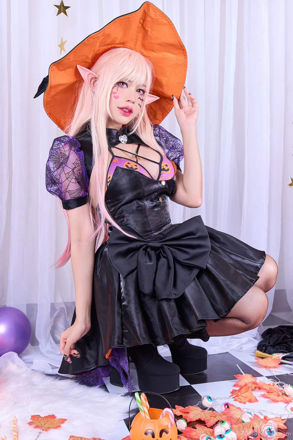 Coser@PingPing: Marin Kitagawa Halloween (44 photos)