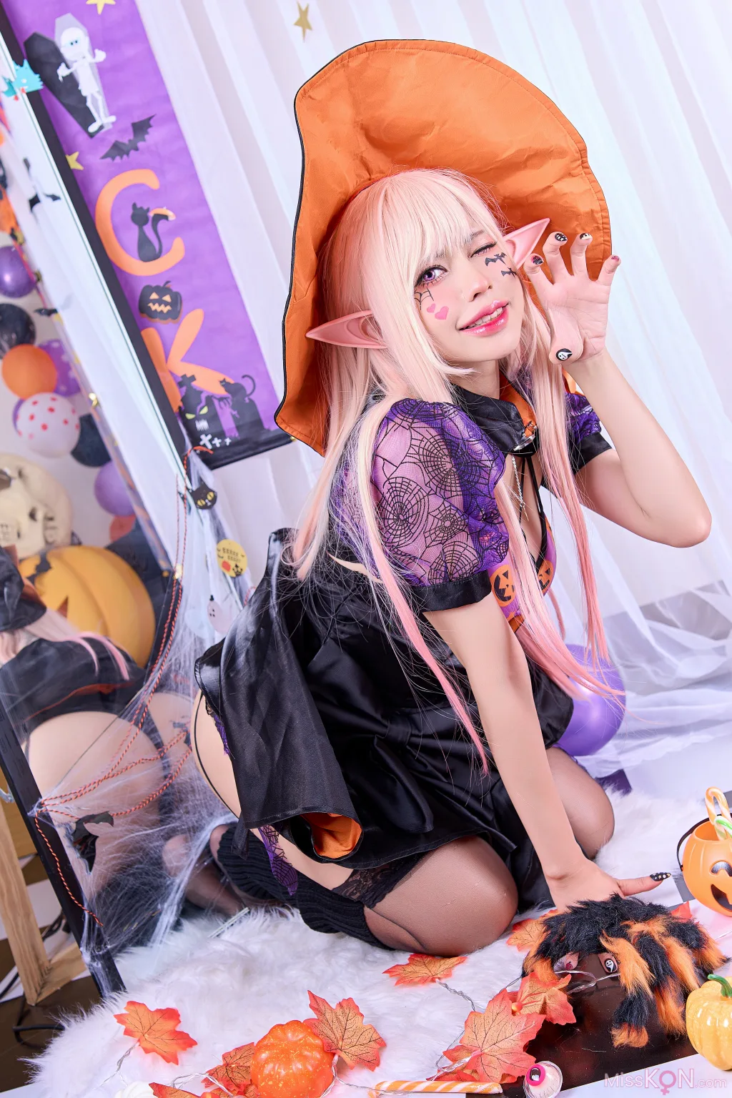 Coser@PingPing: Marin Kitagawa Halloween (44 photos)