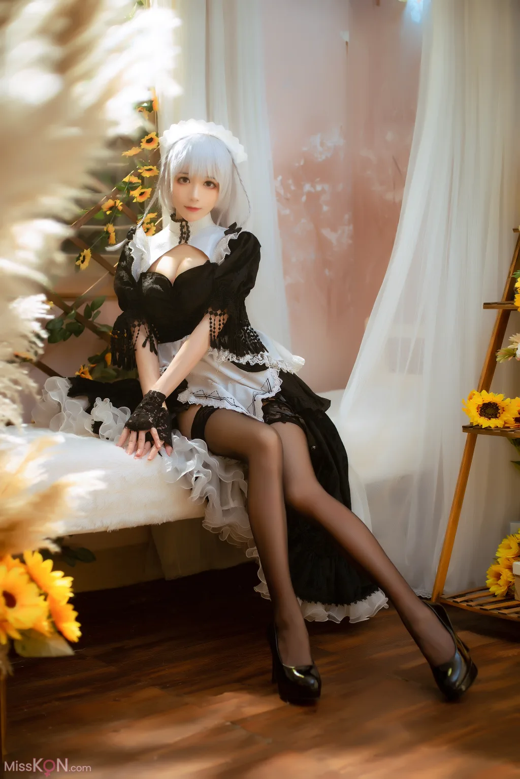 Coser@Tomoyo酱: 碧蓝 赫敏女仆 (23 photos)