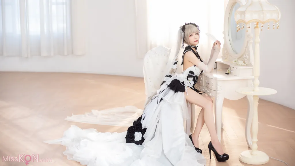 Coser@Tomoyo酱: 碧蓝 可畏礼服 (27 photos)