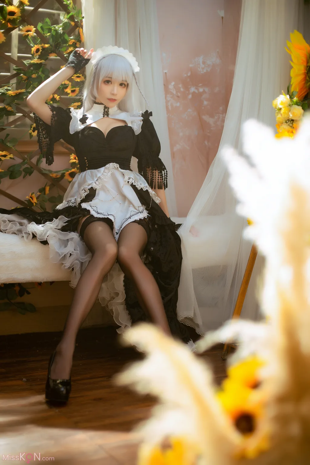 Coser@Tomoyo酱: 碧蓝 赫敏女仆 (23 photos)