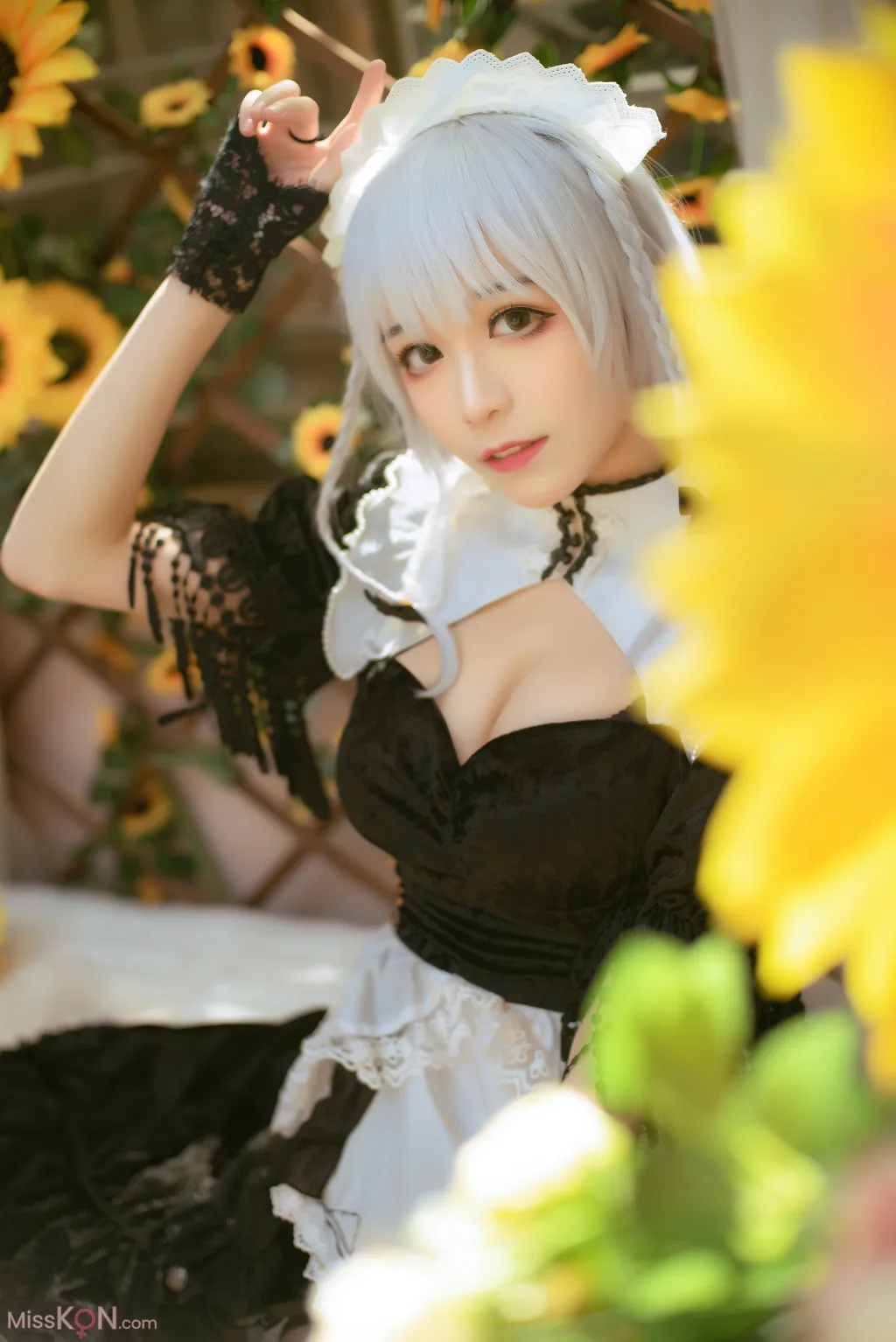 Coser@Tomoyo酱: 碧蓝 赫敏女仆 (23 photos)