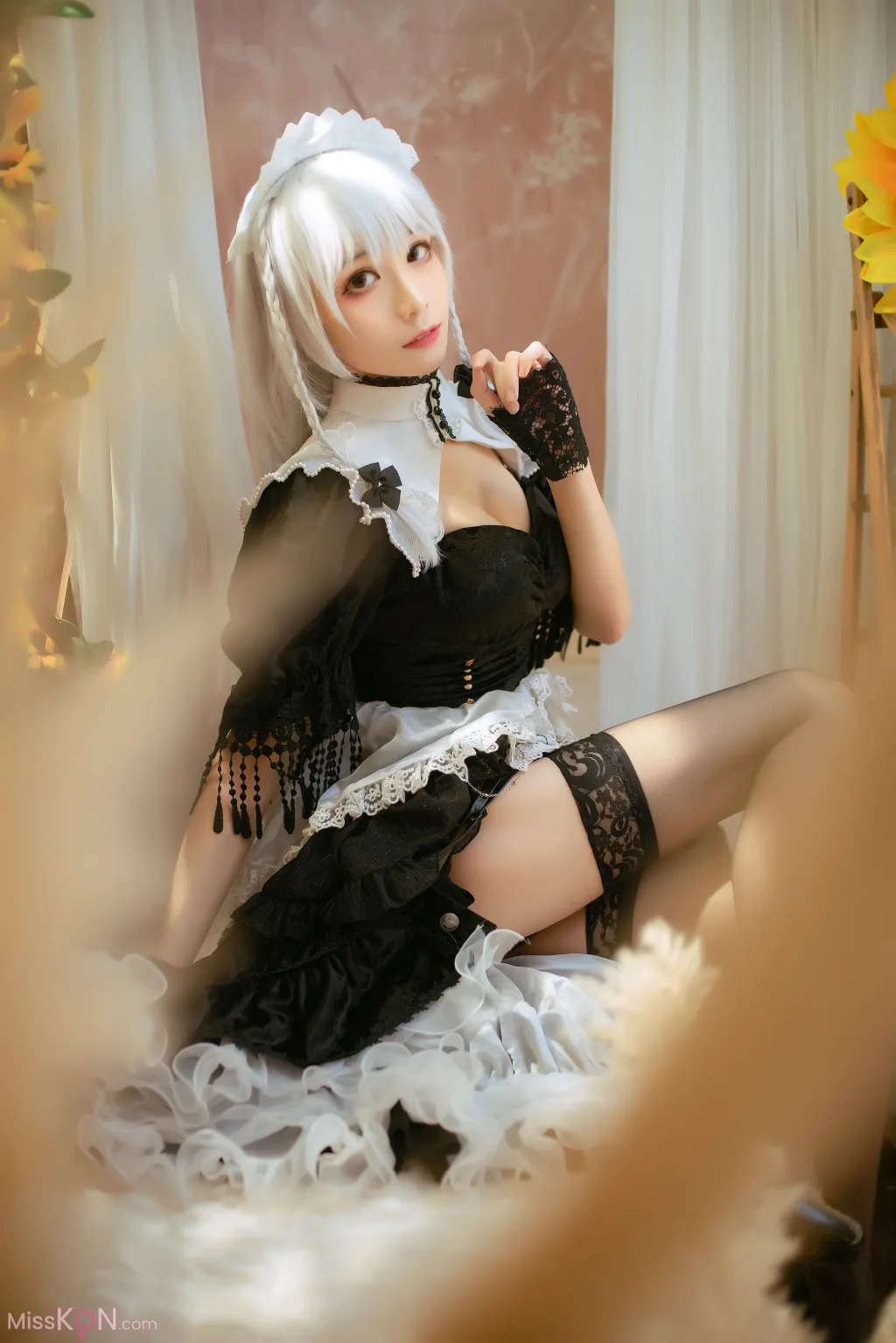 Coser@Tomoyo酱: 碧蓝 赫敏女仆 (23 photos)