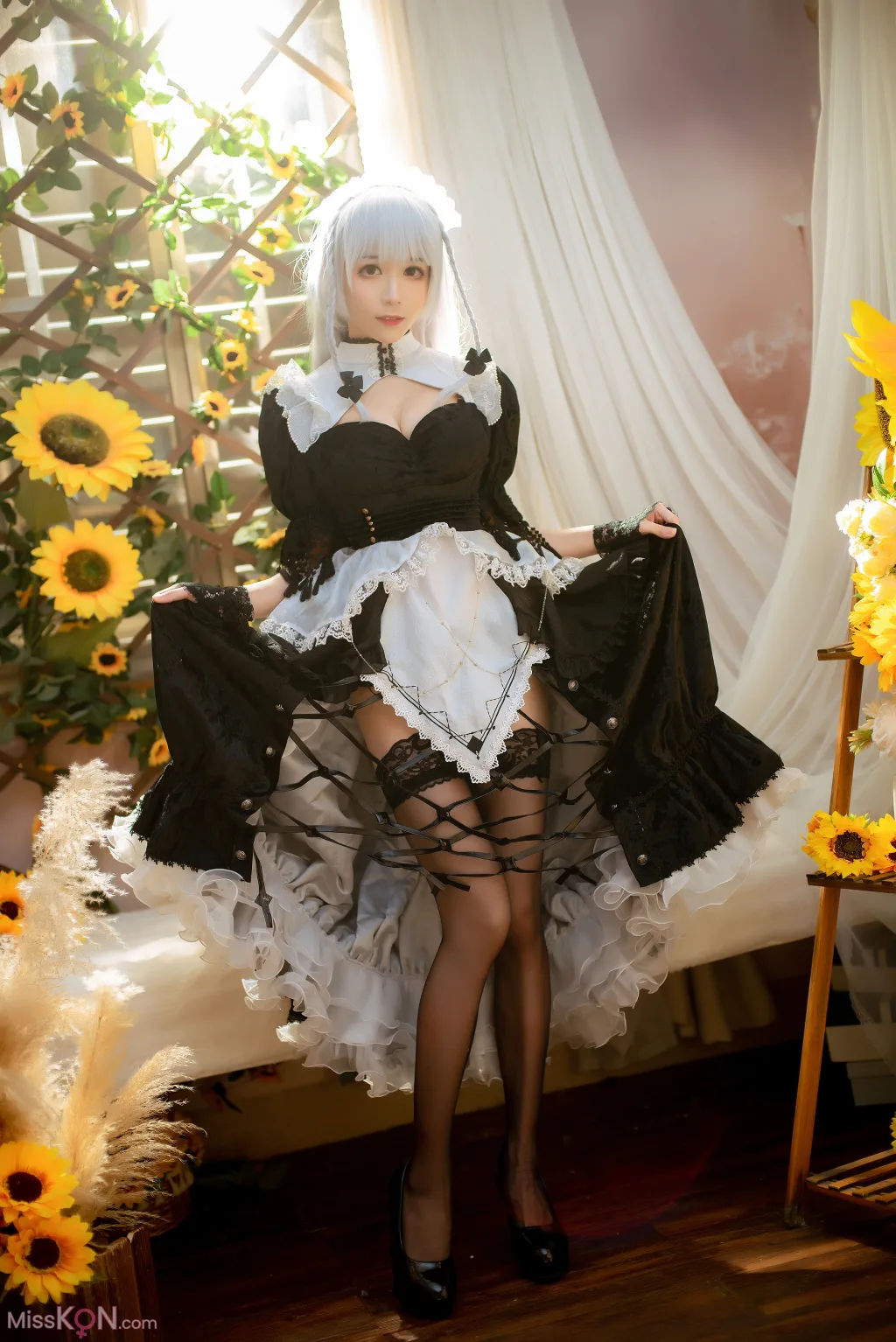 Coser@Tomoyo酱: 碧蓝 赫敏女仆 (23 photos)