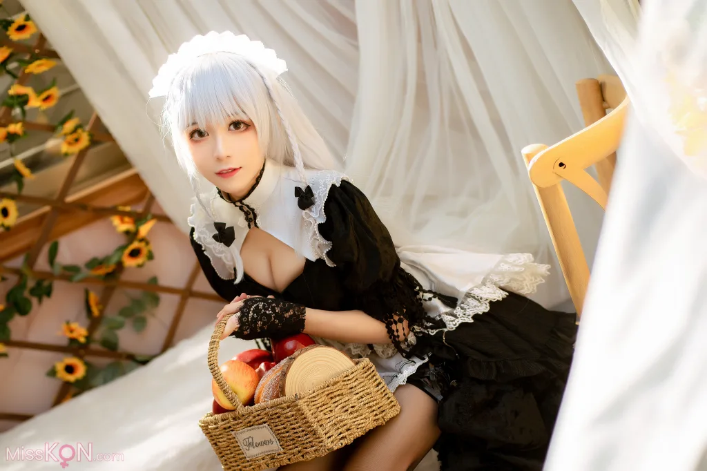 Coser@Tomoyo酱: 碧蓝 赫敏女仆 (23 photos)