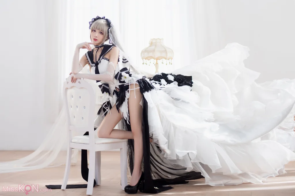 Coser@Tomoyo酱: 碧蓝 可畏礼服 (27 photos)