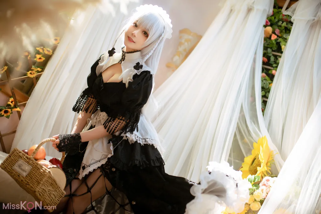 Coser@Tomoyo酱: 碧蓝 赫敏女仆 (23 photos)