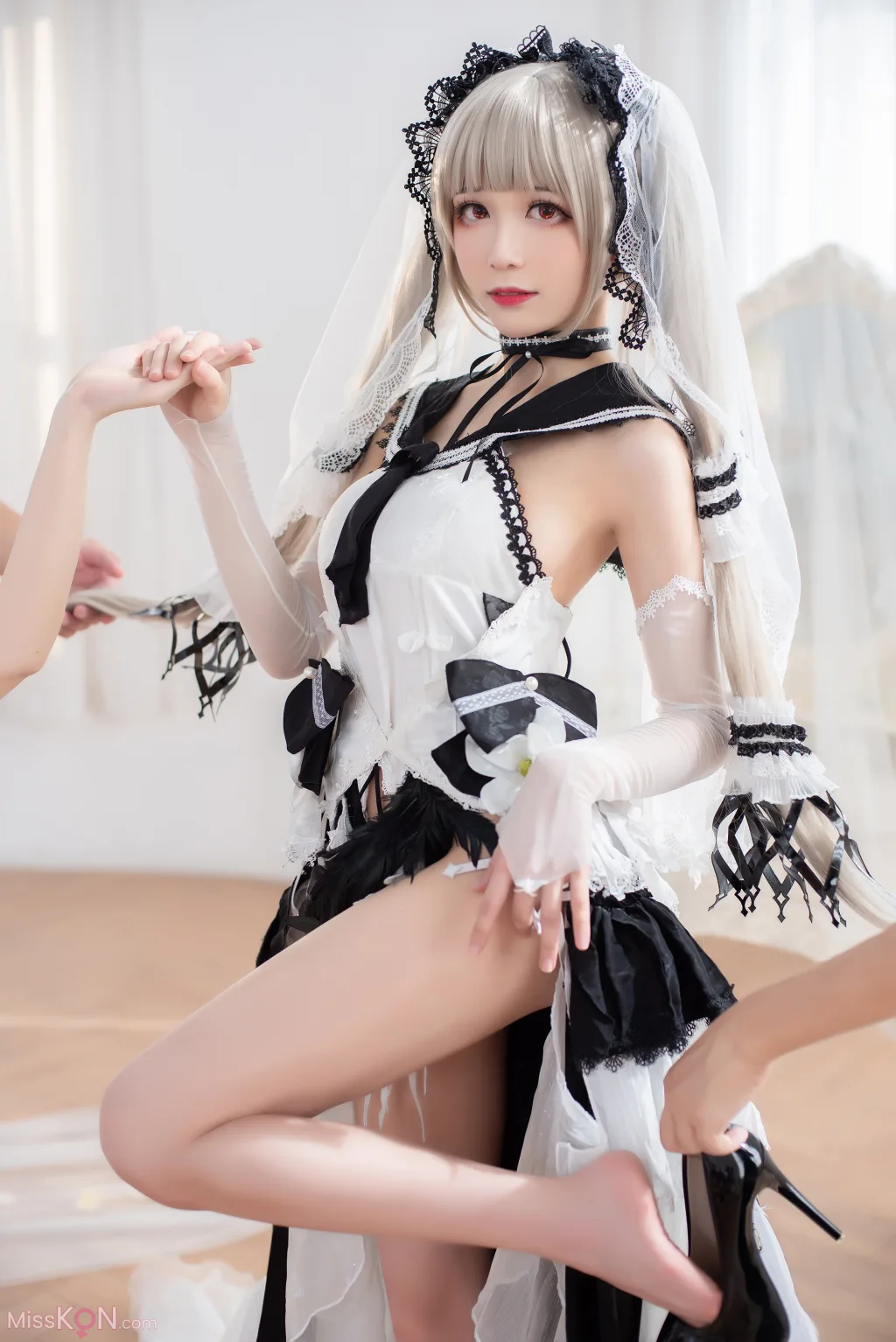 Coser@Tomoyo酱: 碧蓝 可畏礼服 (27 photos)