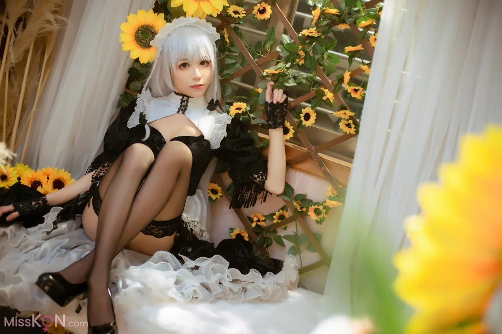 Coser@Tomoyo酱: 碧蓝 赫敏女仆 (23 photos)