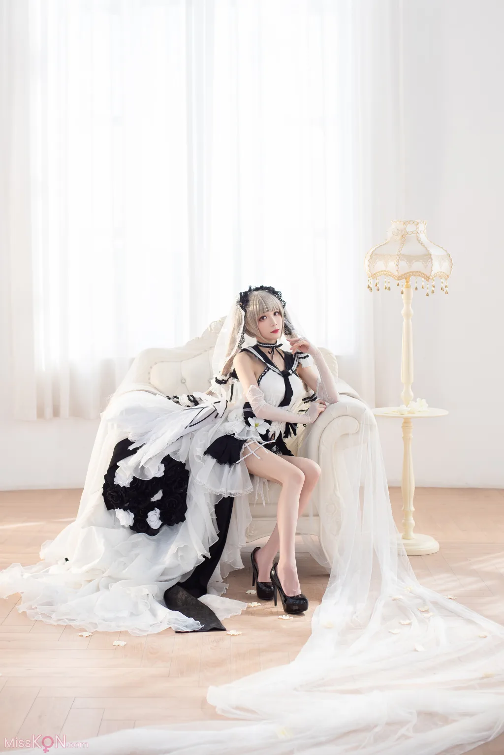 Coser@Tomoyo酱: 碧蓝 可畏礼服 (27 photos)