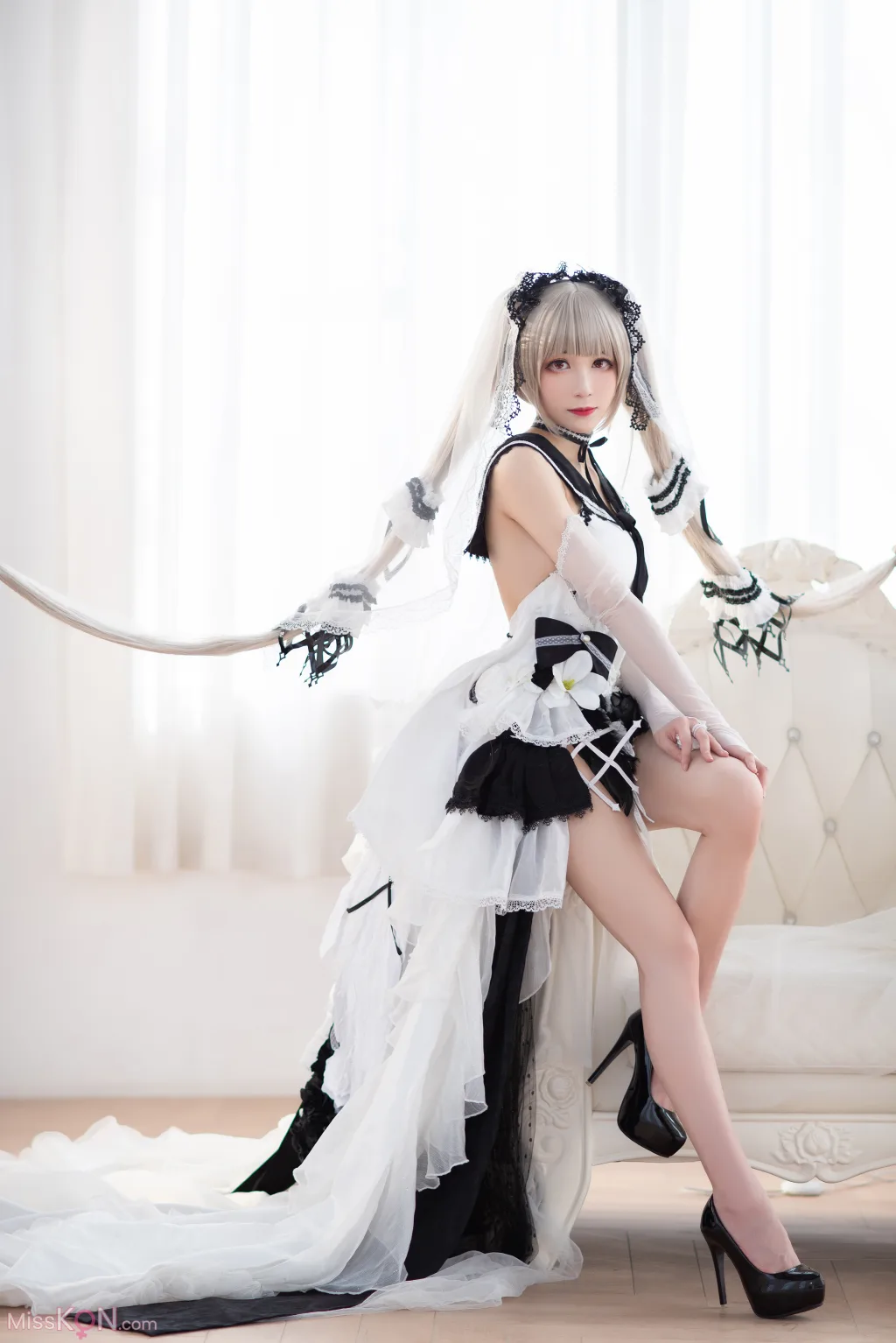 Coser@Tomoyo酱: 碧蓝 可畏礼服 (27 photos)