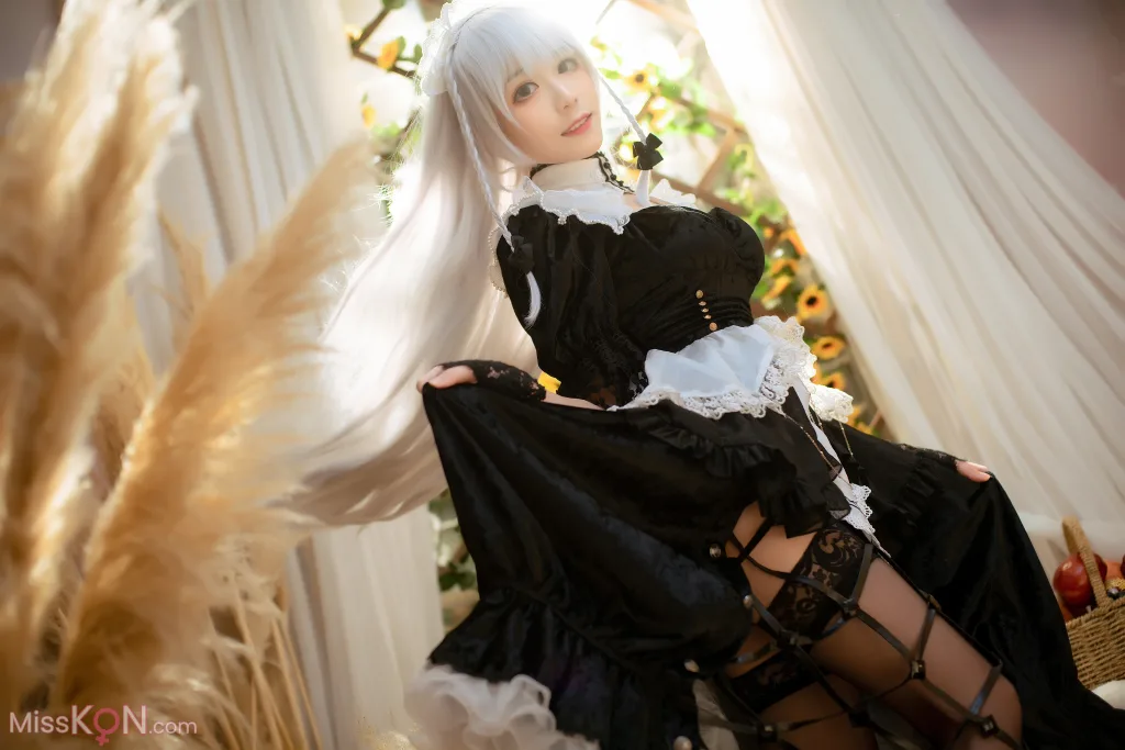 Coser@Tomoyo酱: 碧蓝 赫敏女仆 (23 photos)