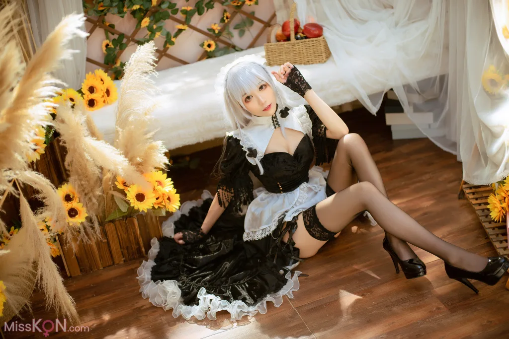 Coser@Tomoyo酱: 碧蓝 赫敏女仆 (23 photos)