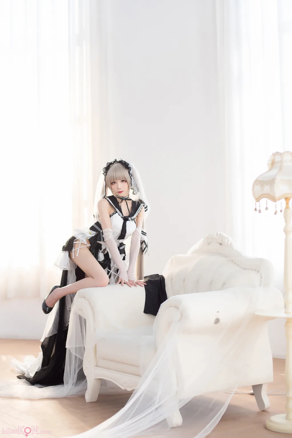 Coser@Tomoyo酱: 碧蓝 可畏礼服 (27 photos)