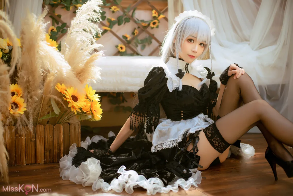 Coser@Tomoyo酱: 碧蓝 赫敏女仆 (23 photos)