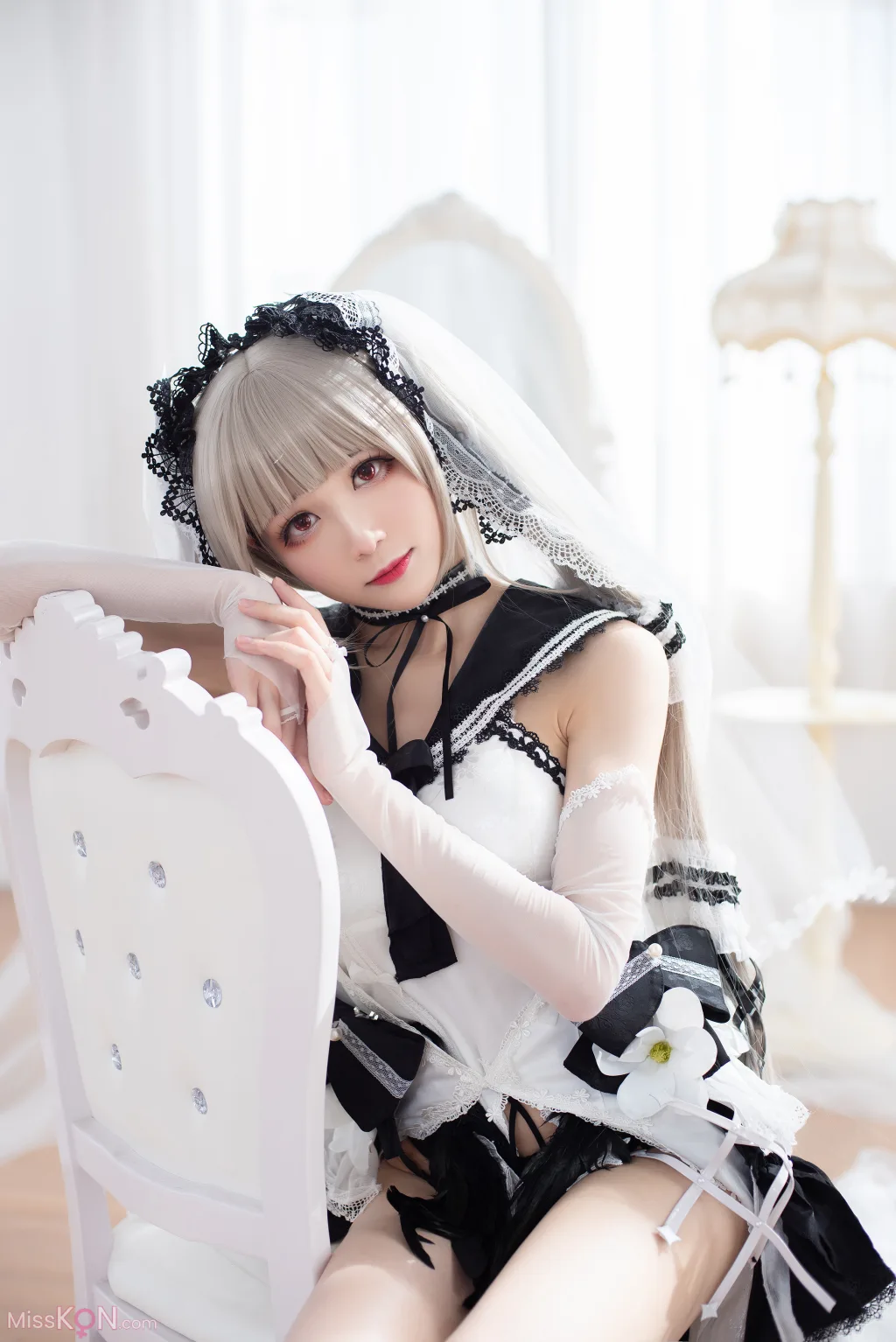 Coser@Tomoyo酱: 碧蓝 可畏礼服 (27 photos)