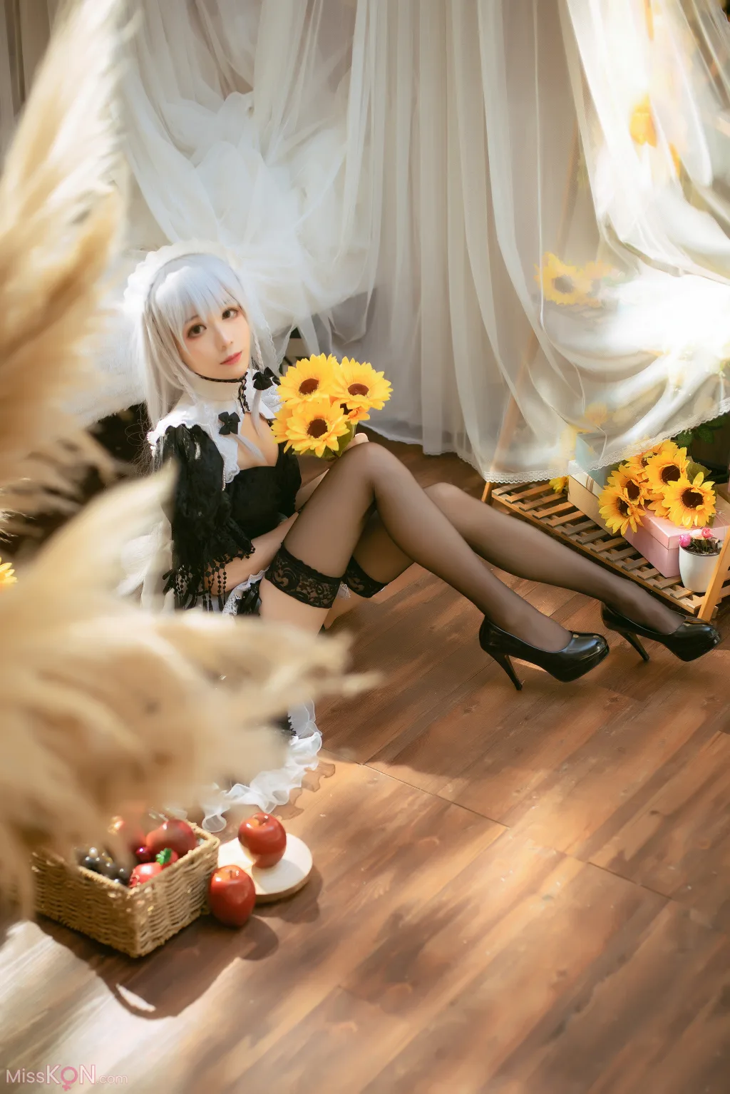 Coser@Tomoyo酱: 碧蓝 赫敏女仆 (23 photos)