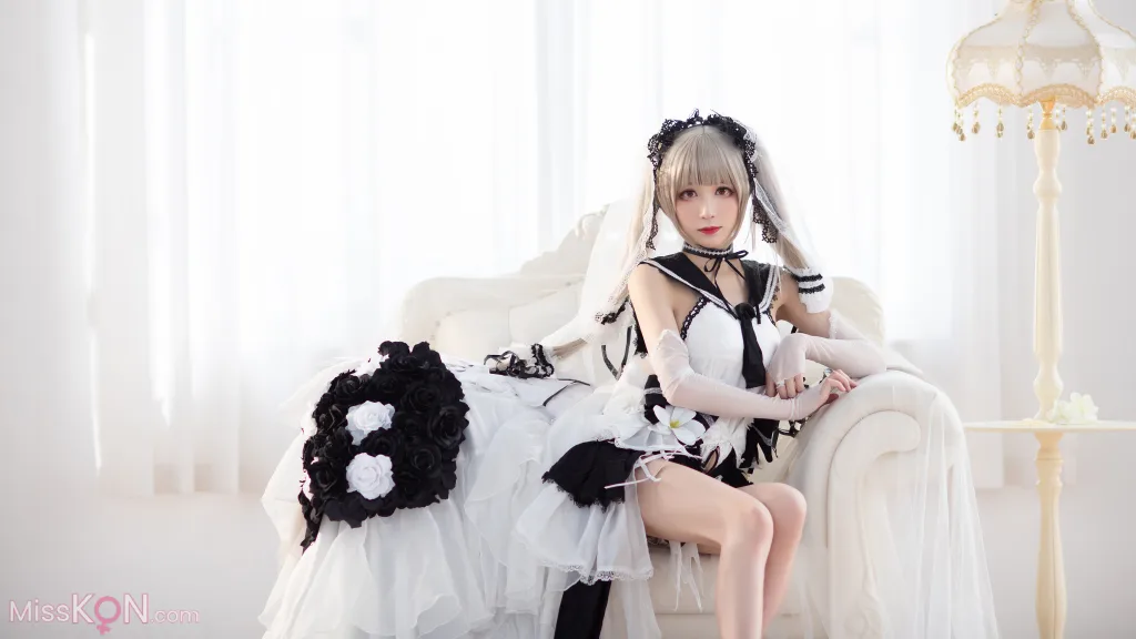 Coser@Tomoyo酱: 碧蓝 可畏礼服 (27 photos)