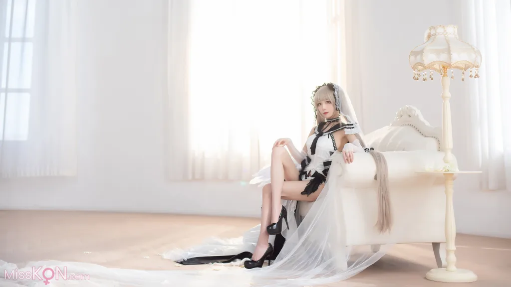 Coser@Tomoyo酱: 碧蓝 可畏礼服 (27 photos)