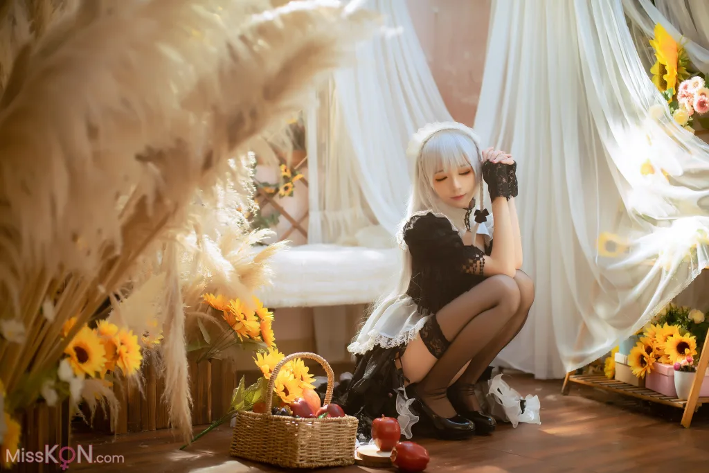 Coser@Tomoyo酱: 碧蓝 赫敏女仆 (23 photos)