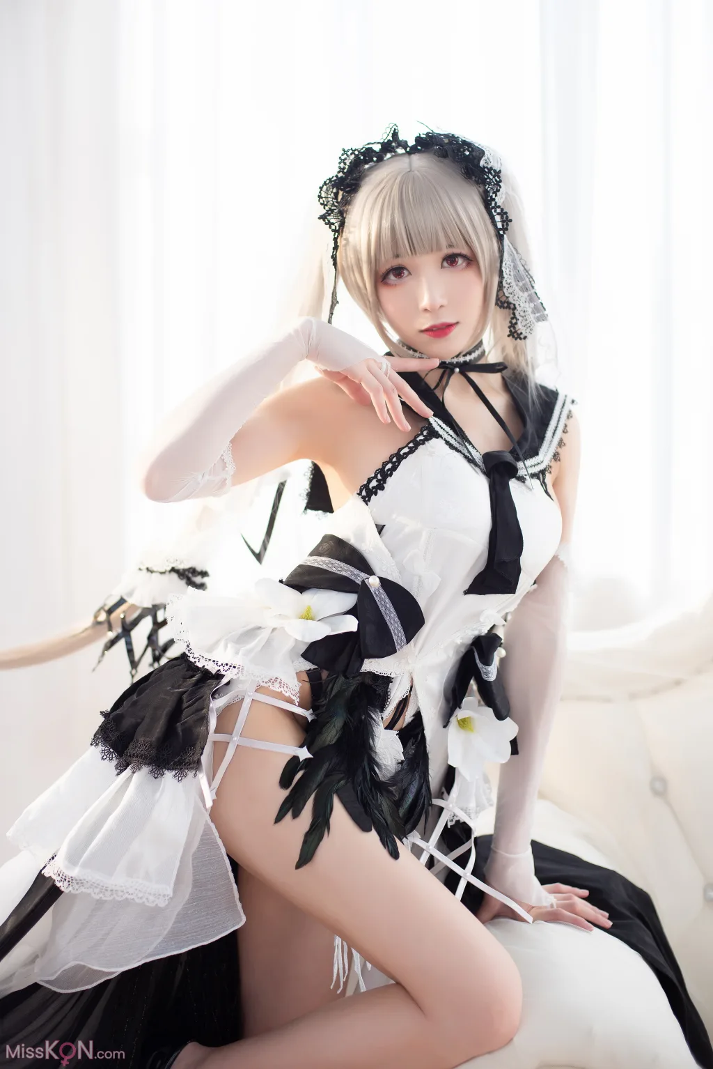 Coser@Tomoyo酱: 碧蓝 可畏礼服 (27 photos)