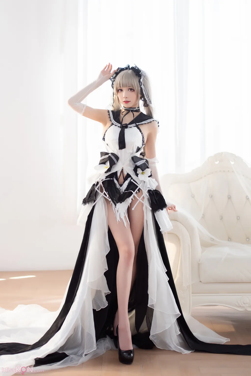 Coser@Tomoyo酱: 碧蓝 可畏礼服 (27 photos)