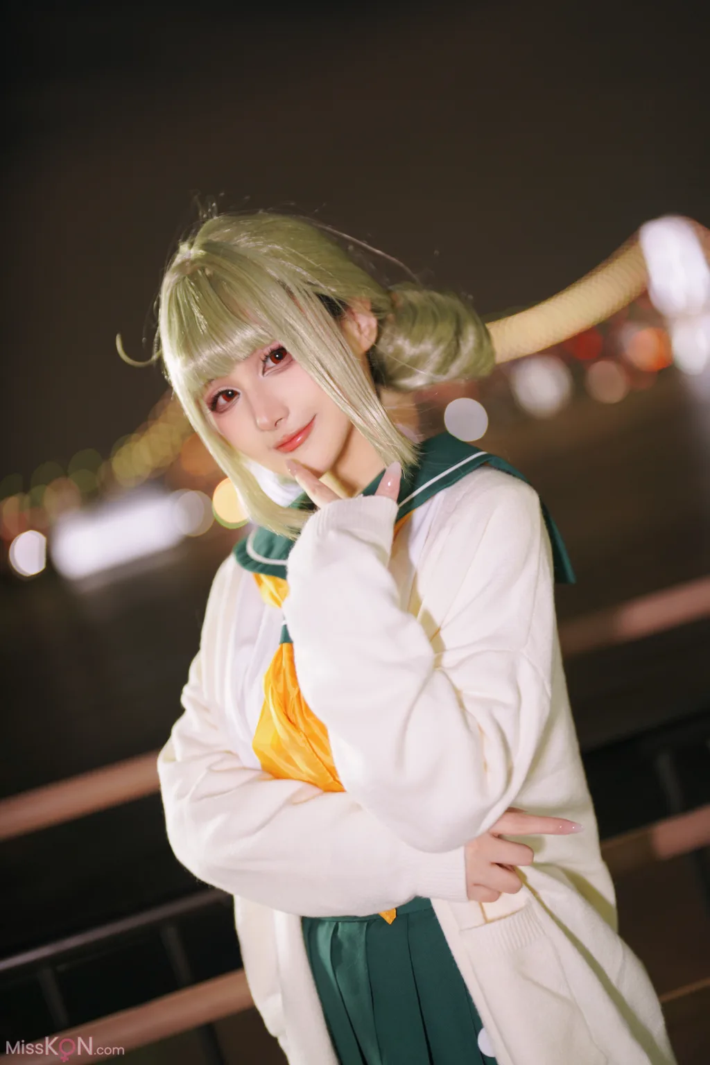 Coser@幼愛Youmeko: 小琪舞JK制服 (48 photos)