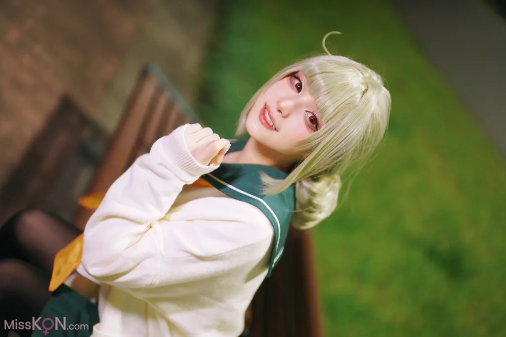 Coser@幼愛Youmeko: 小琪舞JK制服 (48 photos)