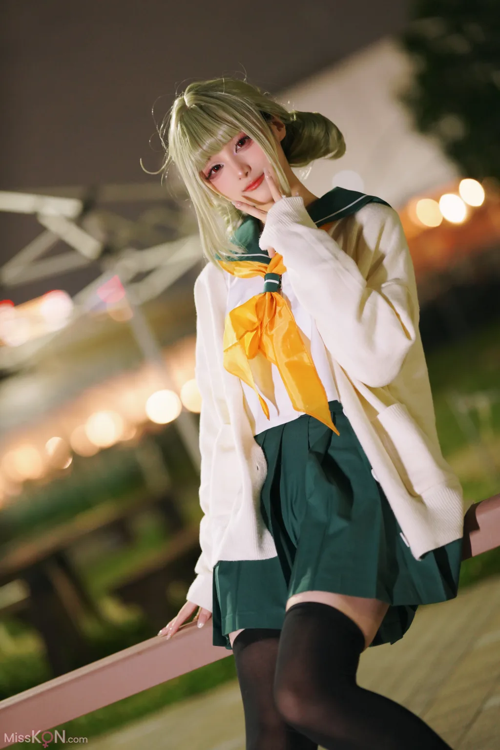 Coser@幼愛Youmeko: 小琪舞JK制服 (48 photos)