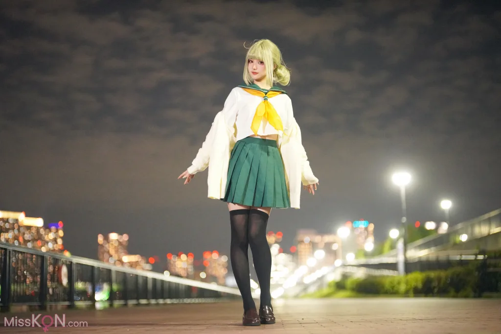 Coser@幼愛Youmeko: 小琪舞JK制服 (48 photos)