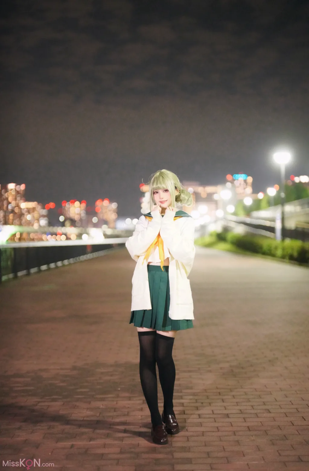 Coser@幼愛Youmeko: 小琪舞JK制服 (48 photos)