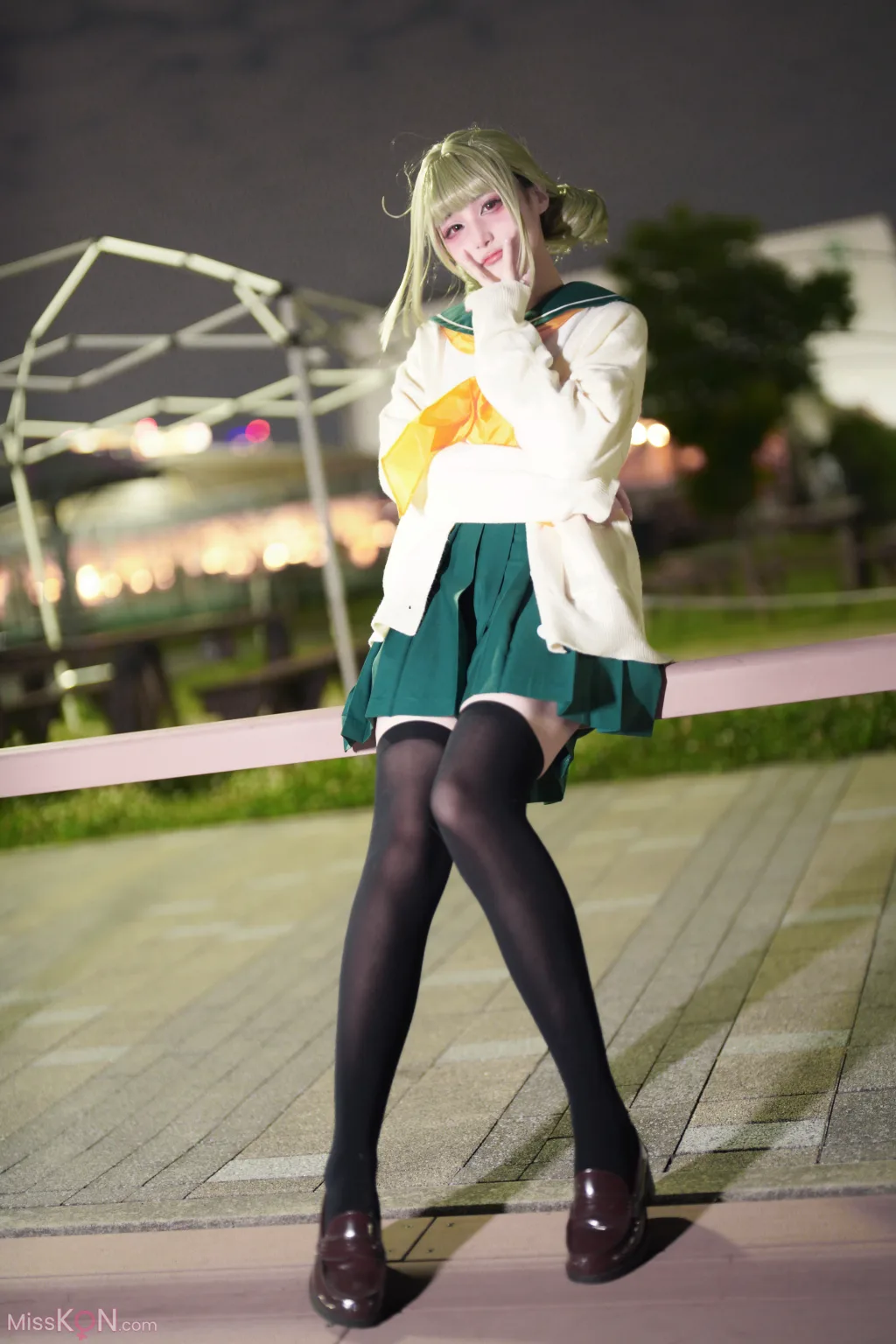 Coser@幼愛Youmeko: 小琪舞JK制服 (48 photos)