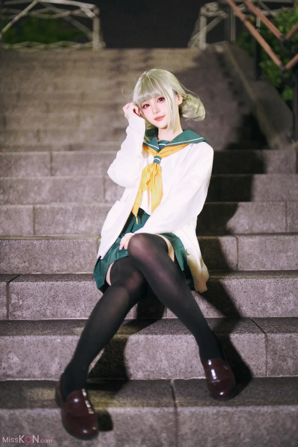 Coser@幼愛Youmeko: 小琪舞JK制服 (48 photos)