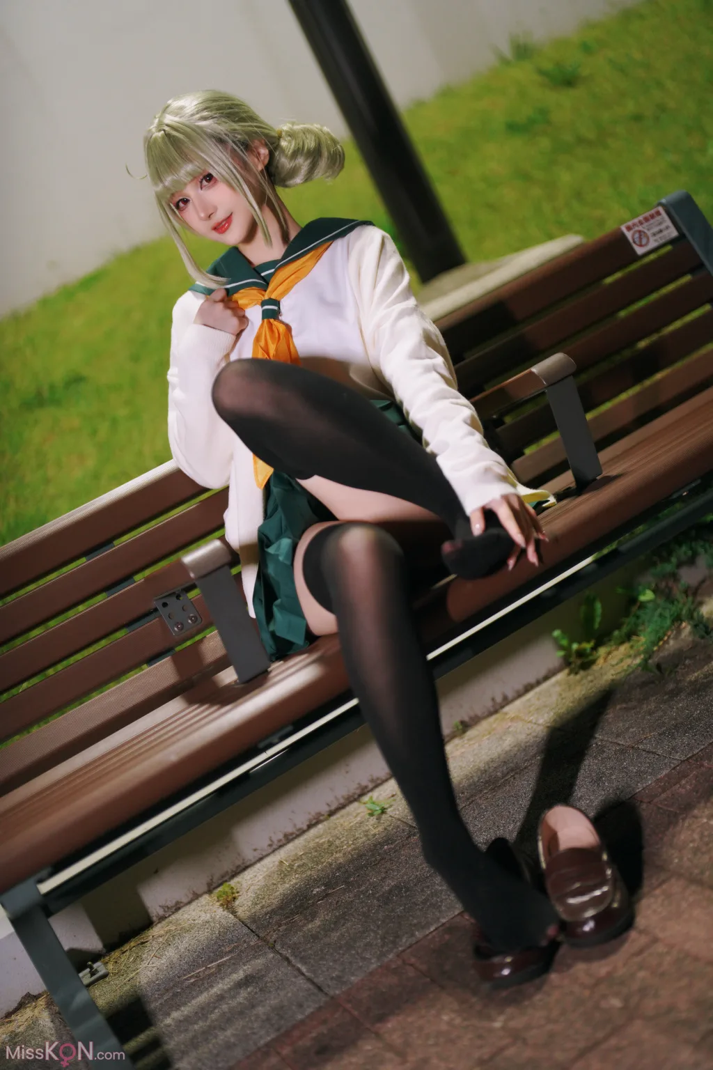 Coser@幼愛Youmeko: 小琪舞JK制服 (48 photos)