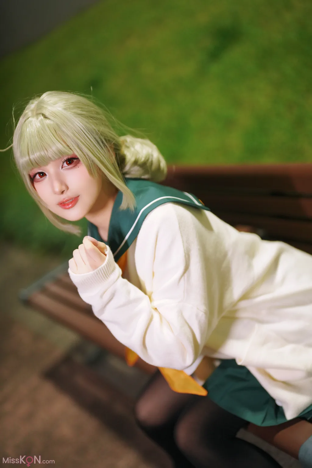 Coser@幼愛Youmeko: 小琪舞JK制服 (48 photos)