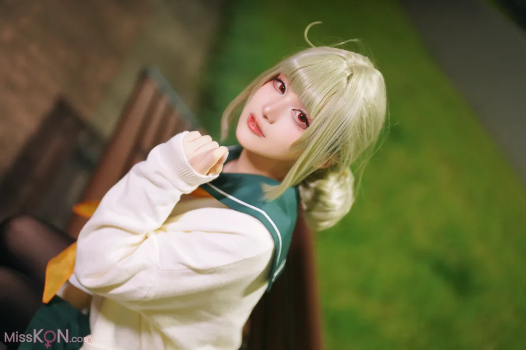 Coser@幼愛Youmeko: 小琪舞JK制服 (48 photos)