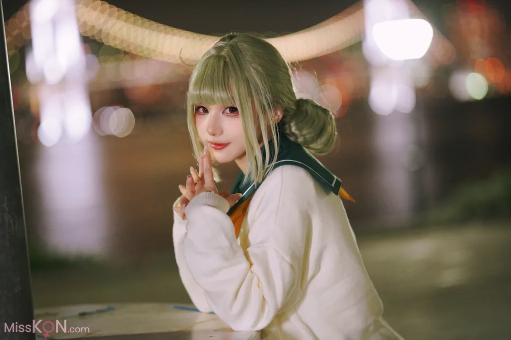 Coser@幼愛Youmeko: 小琪舞JK制服 (48 photos)