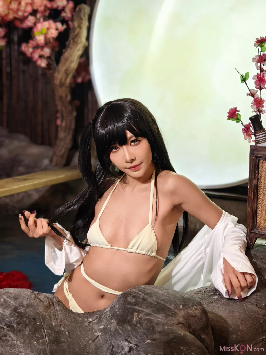 Coser@源纱希喵喵喵: 大凤泳衣 (68 photos)