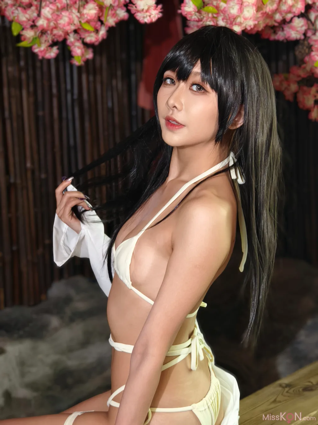 Coser@源纱希喵喵喵: 大凤泳衣 (68 photos)