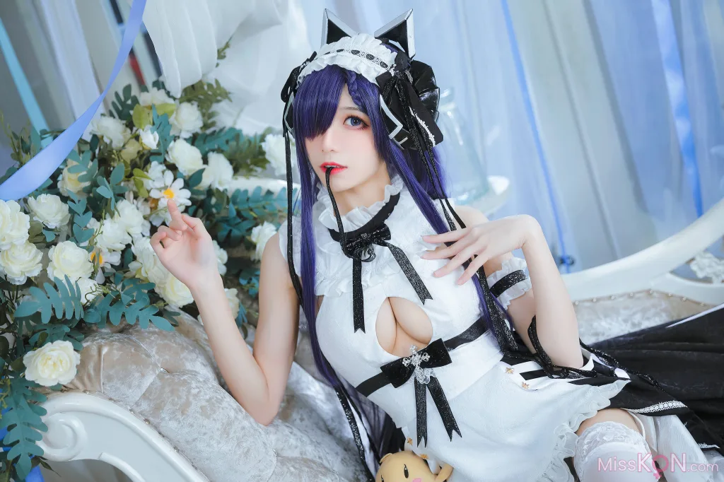 Coser@Tomoyo酱: 碧蓝 奥古斯特女仆 (27 photos)