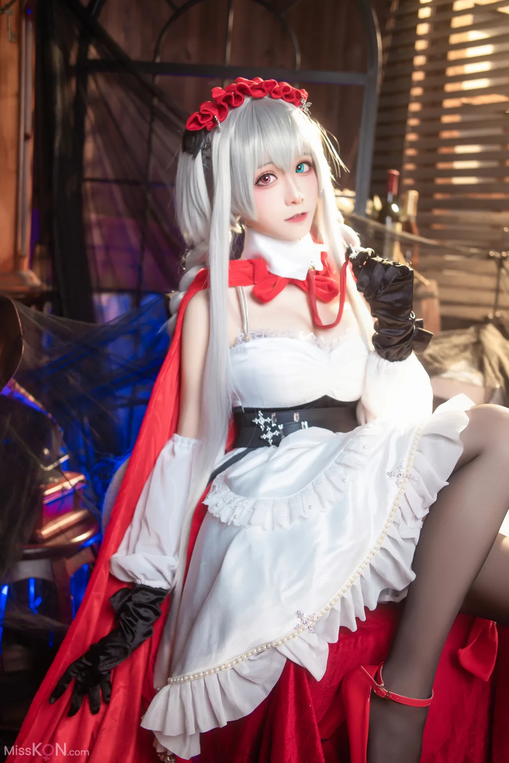 Coser@Tomoyo酱: 碧蓝航线 埃尔宾小红帽 (30 photos)