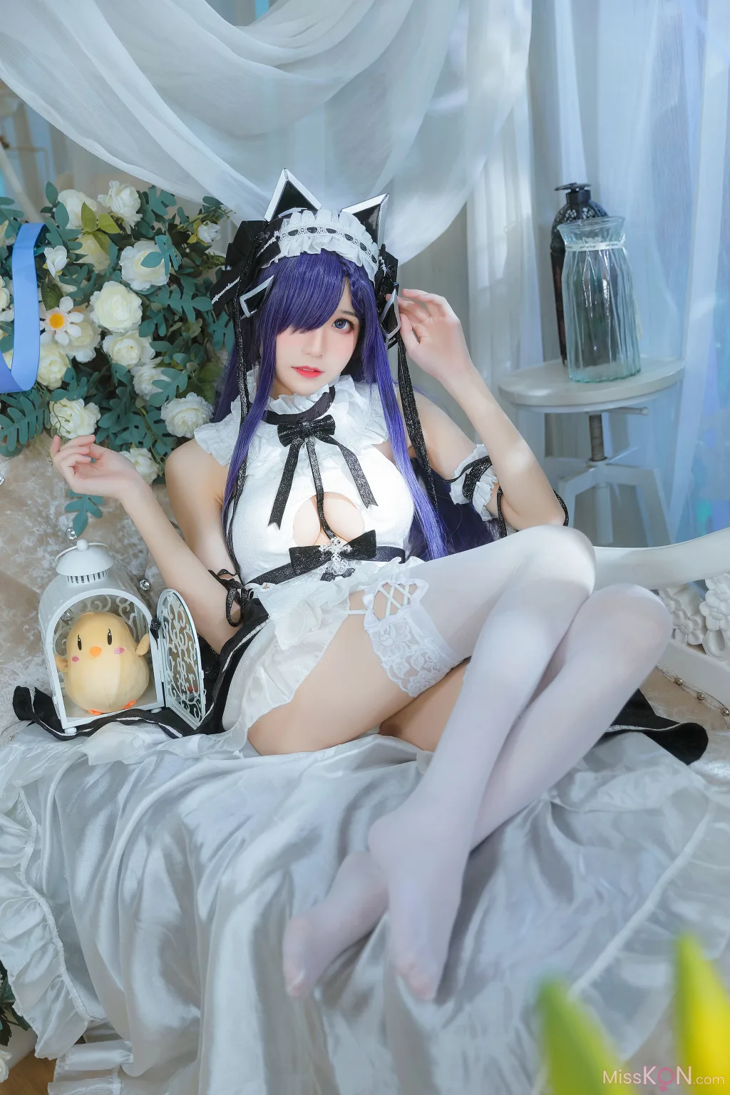 Coser@Tomoyo酱: 碧蓝 奥古斯特女仆 (27 photos)