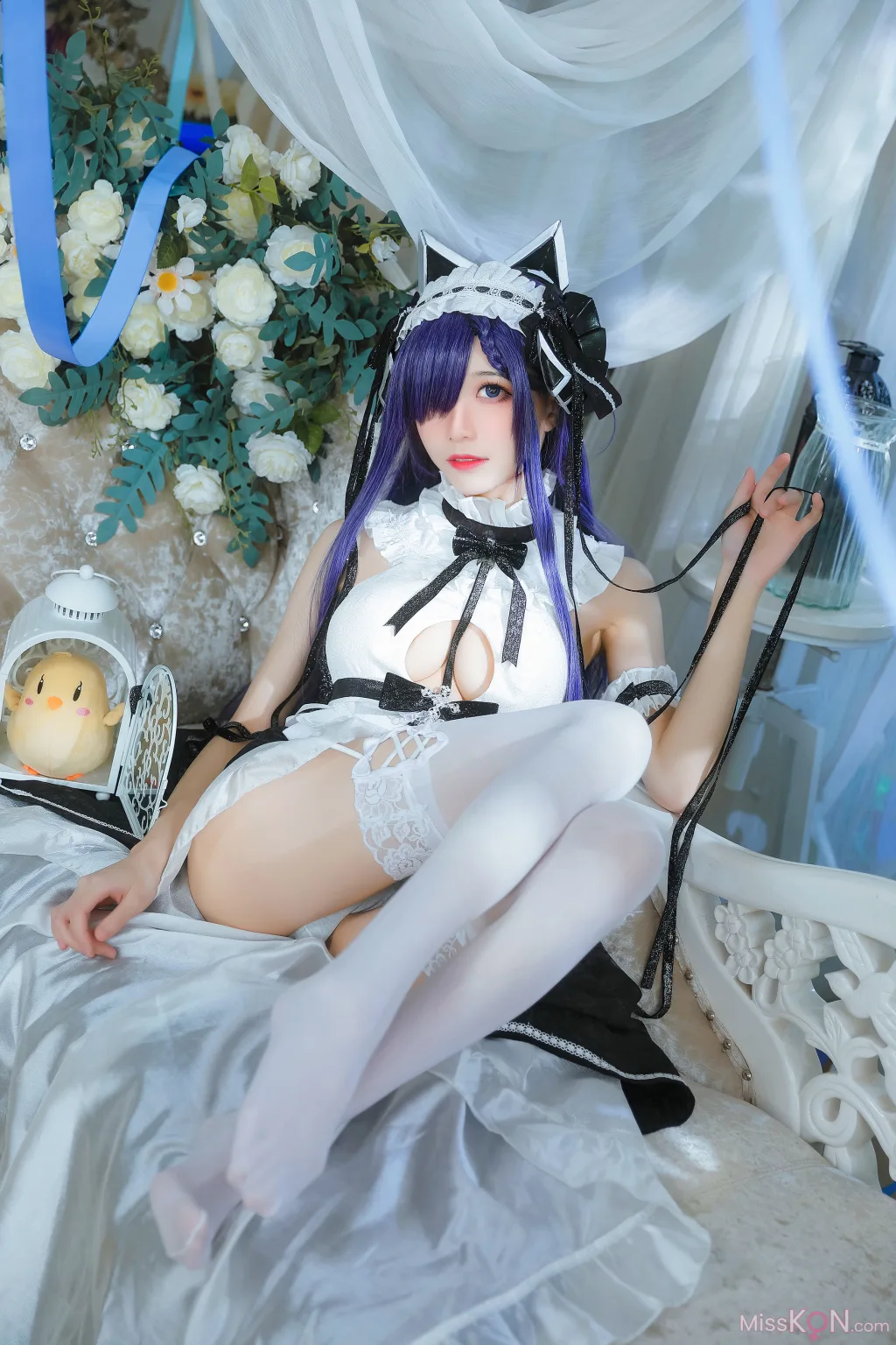 Coser@Tomoyo酱: 碧蓝 奥古斯特女仆 (27 photos)