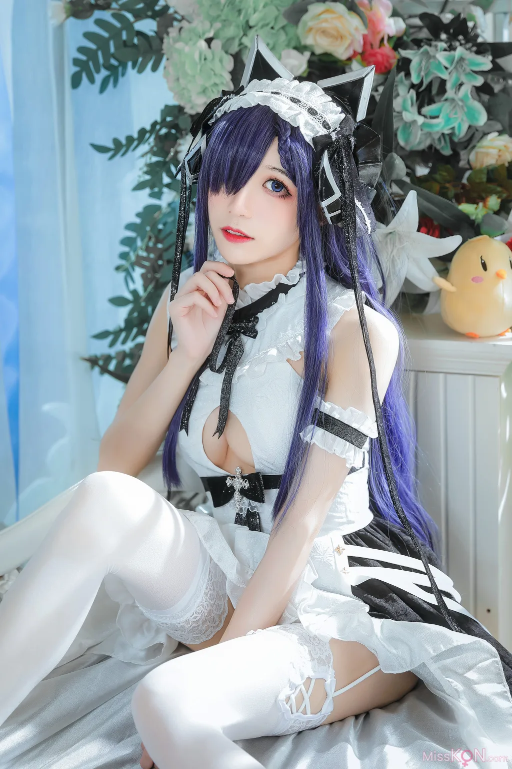 Coser@Tomoyo酱: 碧蓝 奥古斯特女仆 (27 photos)