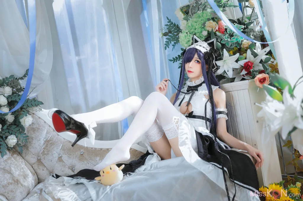 Coser@Tomoyo酱: 碧蓝 奥古斯特女仆 (27 photos)